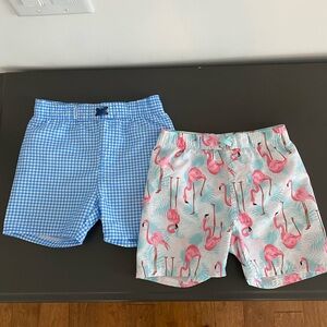 Two pair of Rugged Butts size 5 swim shorts